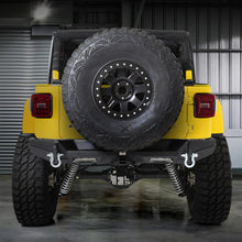 Load image into Gallery viewer, 18C-Wrangler-Jl-24Dr-Gen-2-Xrc-Rear-Bumper-WSolid-Dring-And-Jack-Point-Mount;-Texture-Black