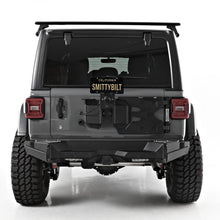 Load image into Gallery viewer, 18C-Wrangler-Jl-24Dr-Jack-Mount;-Black-Powder-Coat-Finish