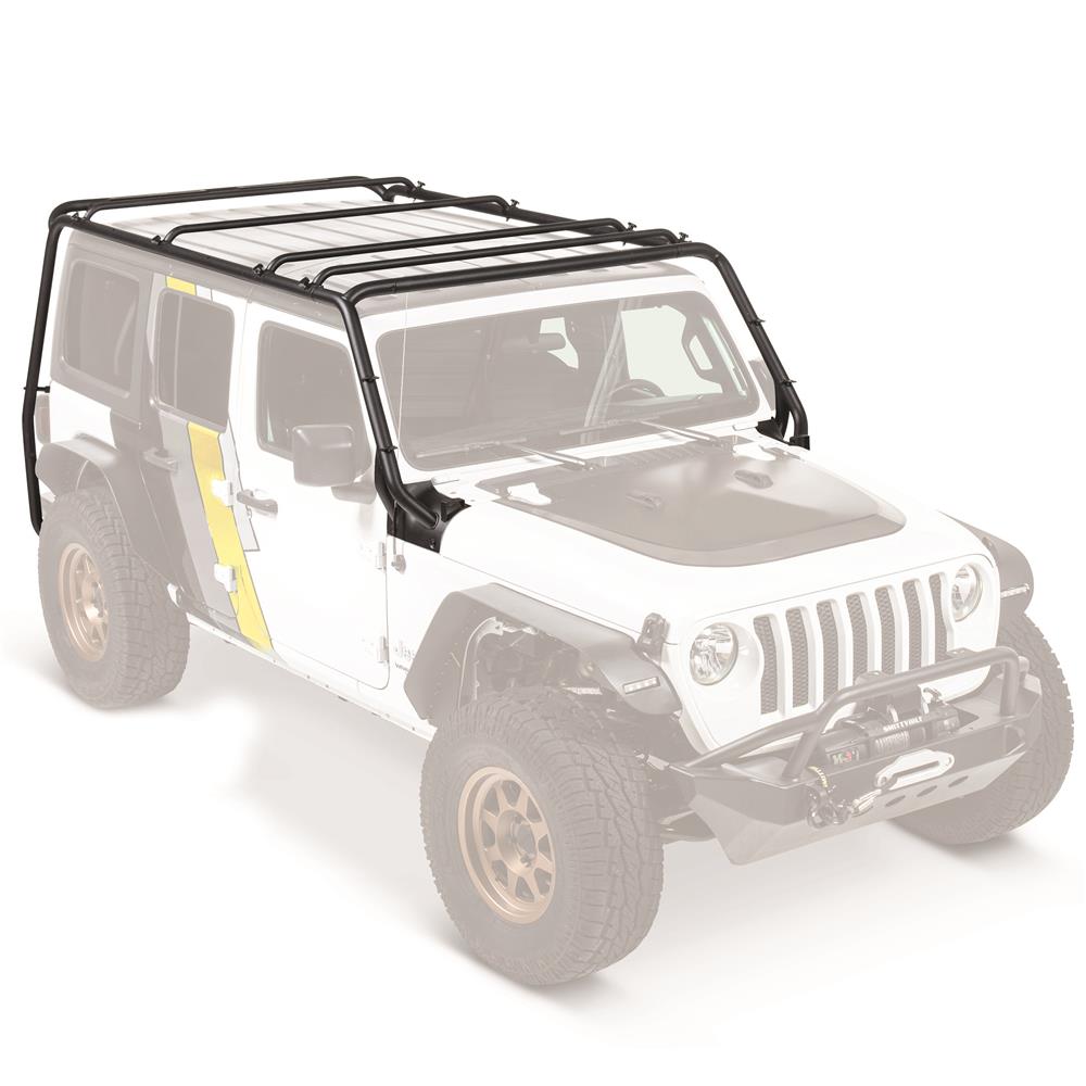 18C-Wrangler-Jl-24Dr-Stryker-Rear-Bumper;-Black