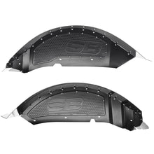 Load image into Gallery viewer, 18C-Wrangler-Jl-4Dr-Inner-Fender-Liner-Kit;-Black;-Aluminum;-WPro-Comp-Rgb-6-Led-9W-Rock-Light-Kit