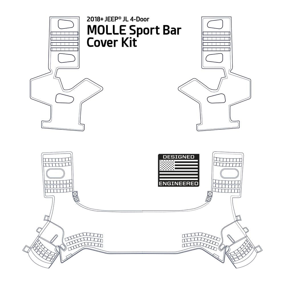 18C-Wrangler-Jl-4Dr-Molle-Sport-Bar-Cover-Kit