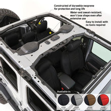 Load image into Gallery viewer, 18C-Wrangler-Jl-4Dr-Neoprene-Front-And-Rear-Seat-Cover-Kit;-BlackBlack