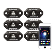 Load image into Gallery viewer, 18C-Wrangler-Jl;-20C-Gladiator-Jl-Frt-Inner-Fender-Liner-Kit-WPro-Comp-Rgb-6Led-9W-Rock-Light-Kit