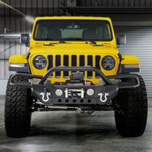 Load image into Gallery viewer, 18C-Wrangler-Jl;-20C-Gladiator-Src-Gen-2-Front-Bumper-WSolid-Dring--Jack-Point-Mount