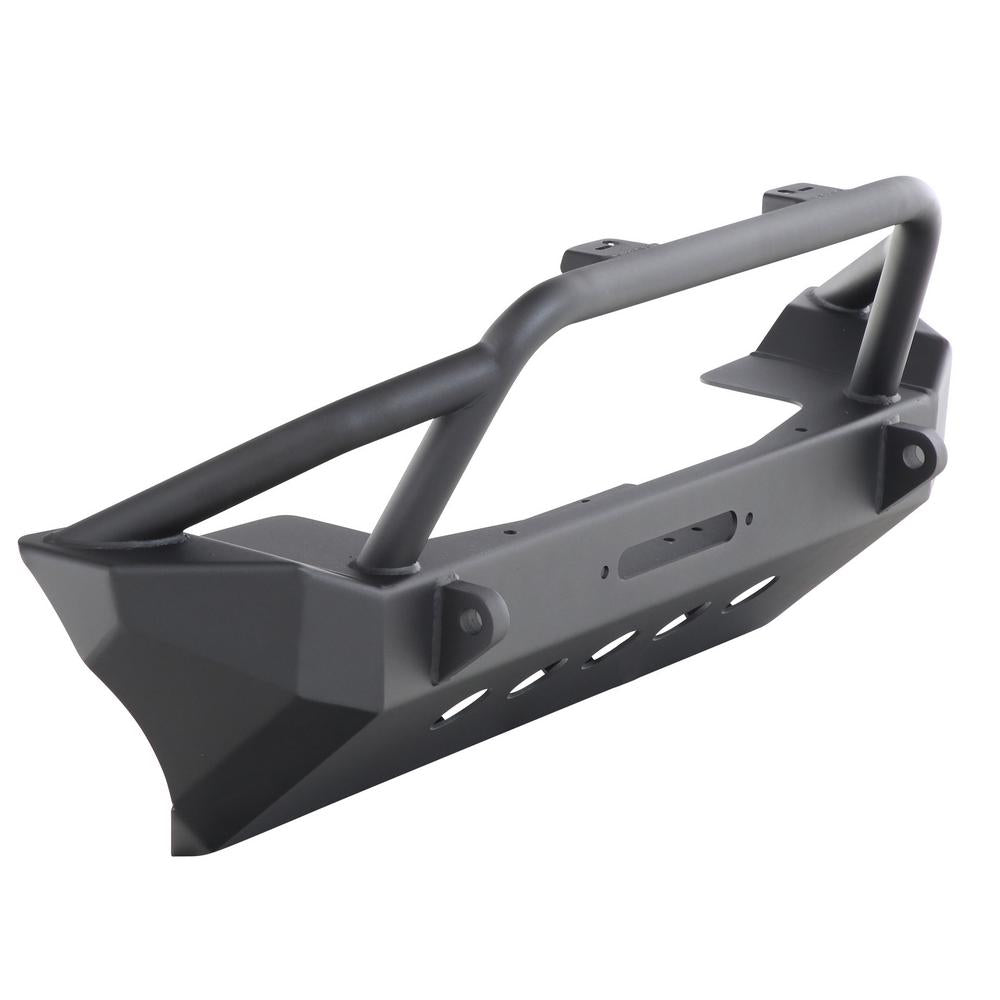 18C-Wrangler-Jl;-20C-Gladiator-Xrc-Gen1-Front-Bumper-WWinch-Plate;-Matte-Black