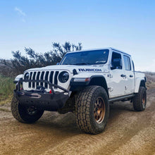 Load image into Gallery viewer, 18C-Wrangler-Jl;-20C-Gladiator-Xrc-Gen1-Front-Bumper-WWinch-Plate;-Matte-Black
