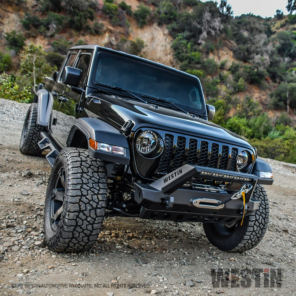 18C-Wrangler-Jl(Excl-2018-Jk)20C-Gladiator-Wj2-Stubby-Front-Bumper-WLed-Light-Bar-Mount