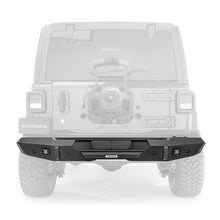 Load image into Gallery viewer, 18C-Wrangler-Jlu-Rear-Bumper-Inclfactory-Hitches-Black-Trailline-Rear-Straight-Bumper