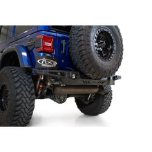 Load image into Gallery viewer, 18C-Wrangler-Stealth-Fighter-Rear-Bumper-WD-Ring-Mounts--Mounts-For-2-Cube-Lights-Black
