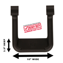 Load image into Gallery viewer, 18C-Wrangler20C-Gladiator-Front-Doors-Only-Hoop-IiassistSide-Stepxp3-Blk-Powder-Coat(Pair)
