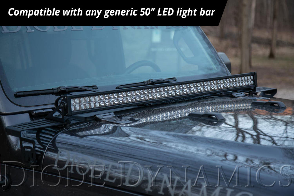 Diode Dynamics DD6090 Mounting bracket for your LED light bar. for Select Jeep Gladiator, Jeep Wrangler