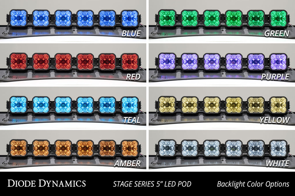 Diode Dynamics DD7818 Pod light featuring advanced TIR optics for high efficiency and focus.