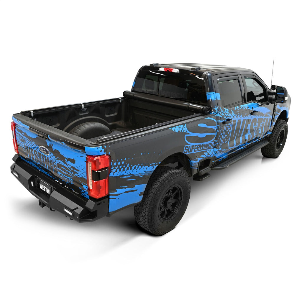 Westin 19-11005 Soft Roll-Up Tonneau Cover for Select Ford F-250 Super Duty, Ford F-350 Super Duty