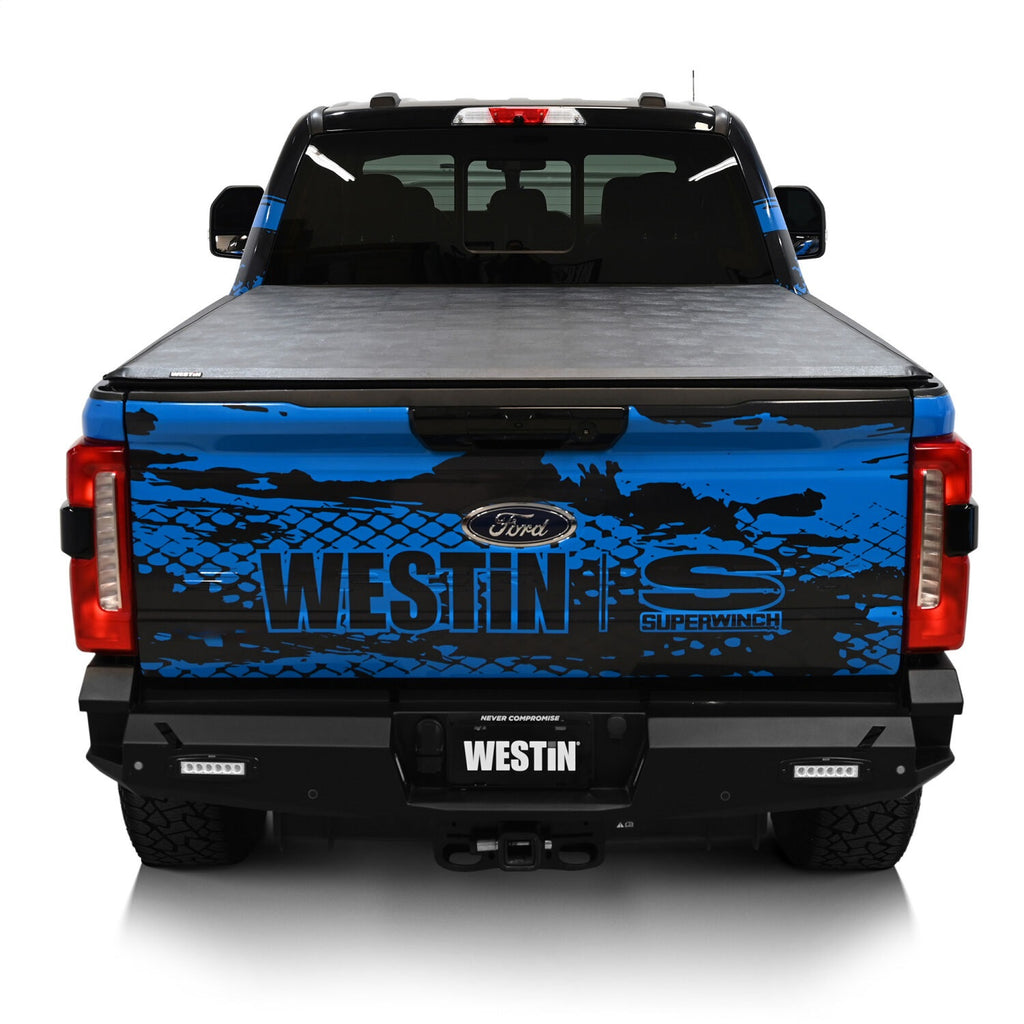 Westin 19-11005 Soft Roll-Up Tonneau Cover for Select Ford F-250 Super Duty, Ford F-350 Super Duty