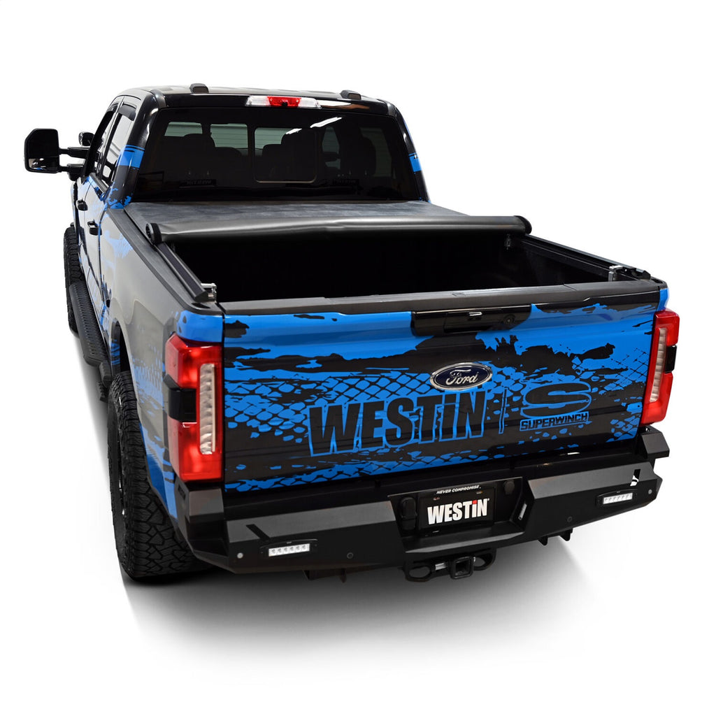 Westin 19-11005 Soft Roll-Up Tonneau Cover for Select Ford F-250 Super Duty, Ford F-350 Super Duty
