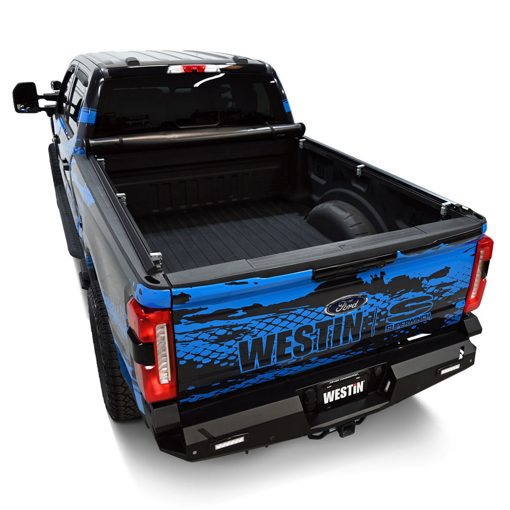 Westin 19-11005 Soft Roll-Up Tonneau Cover for Select Ford F-250 Super Duty, Ford F-350 Super Duty