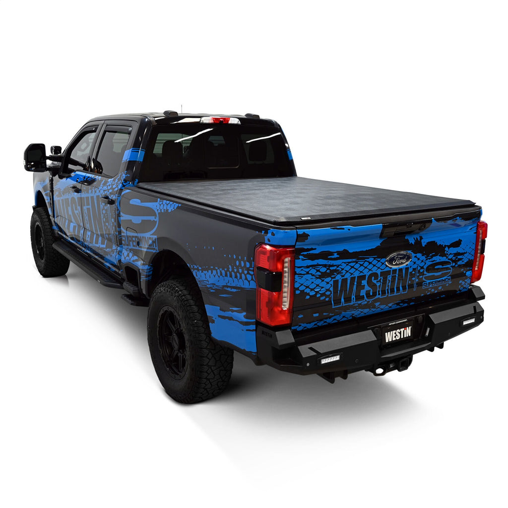 Westin 19-11005 Soft Roll-Up Tonneau Cover for Select Ford F-250 Super Duty, Ford F-350 Super Duty