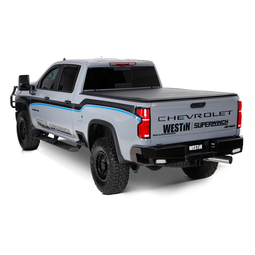 Westin 19-13995 Soft Roll-Up Tonneau Cover for Select Chevrolet Silverado HD, Chevrolet Silverado HD, GMC Sierra HD, GMC Sierra HD