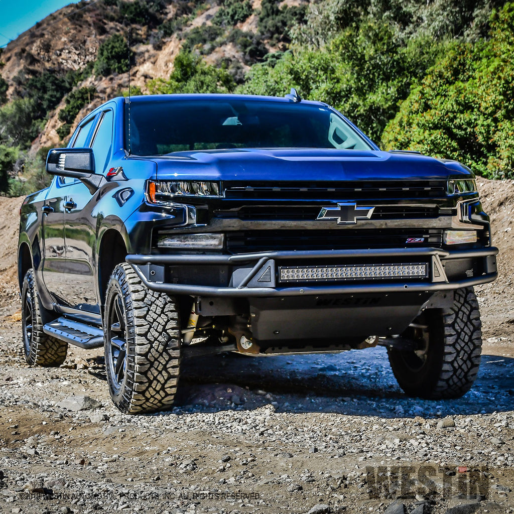 19-20-Chevy-Silverado-1500-Outlaw-Front-Bumper---Textured-Black