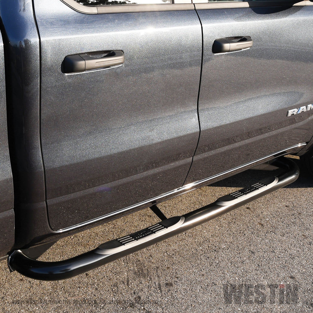19-20-Ram-1500-Crew-Cab-E-Series-3-Nerf-Step-Bars---Black