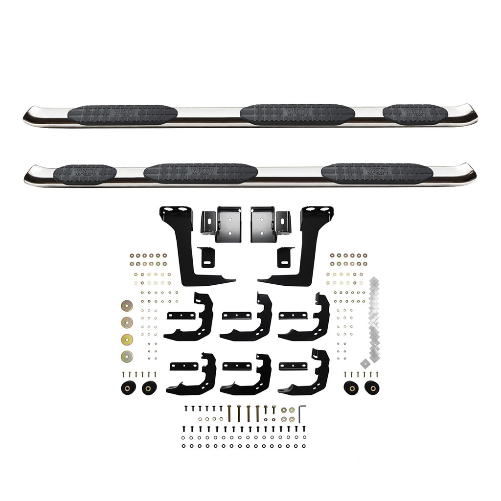 19-20-Ram-1500-Quad-Cab-W-6.5Ft-Bed-Pro-Traxx-5-W2w-Oval-Nerf-Step-Bars---Stainless-Steel