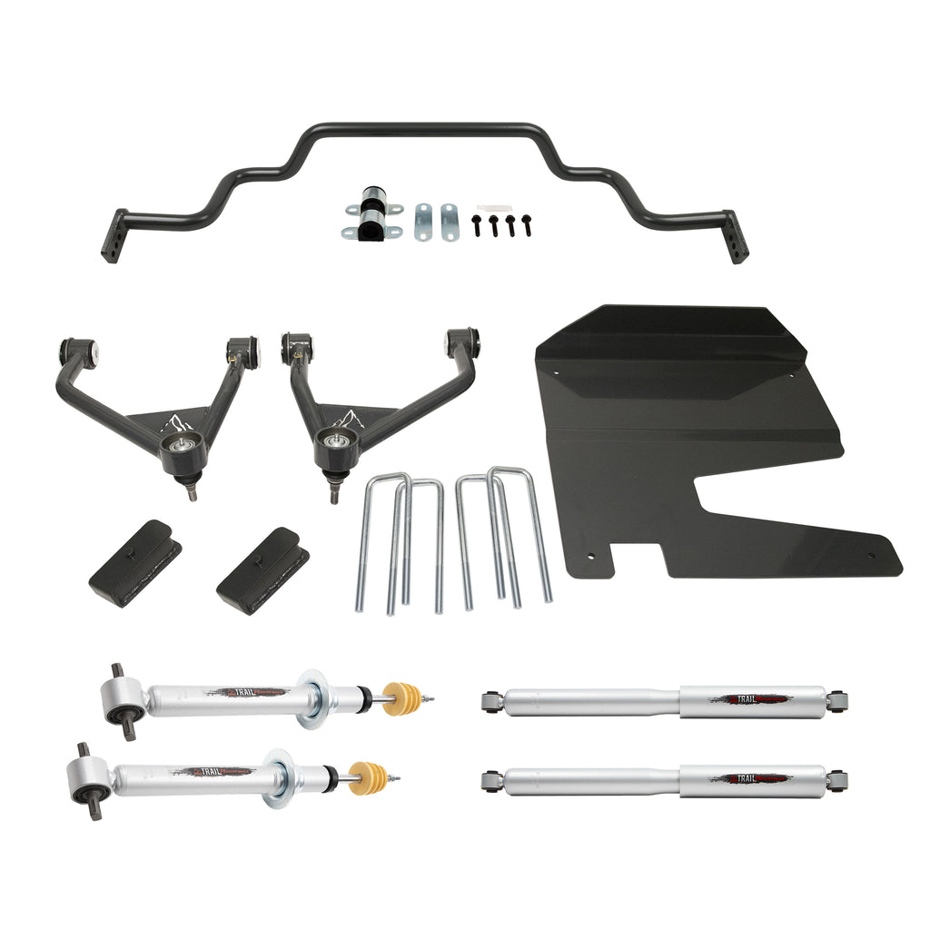 19-20-Silverado--Sierra-4Wd-4In-Lift-Kit-With-Front-Sway-Bar