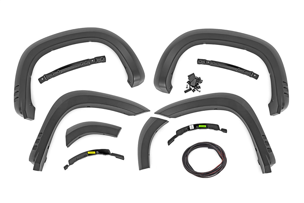 Rough Country F-C319201A-G48 Fender Flares for Select Chevrolet Silverado 1500, Chevrolet Silverado LTD