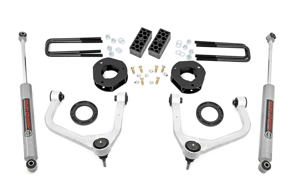 Rough Country 29531A Suspension Lift Kit w/Shocks for Select Chevrolet Silverado 1500, Chevrolet Silverado LTD