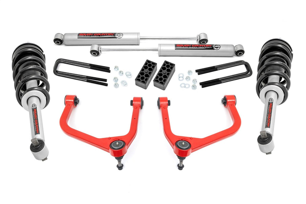 Rough Country 22631RED Suspension Lift Kit w/Shocks for Select GMC Sierra