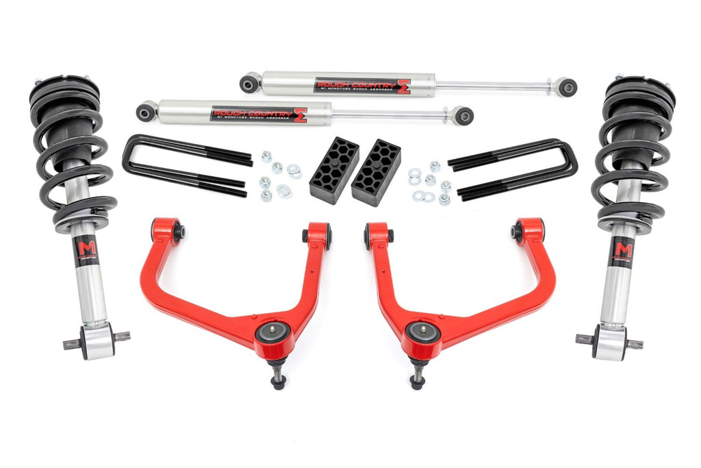 Rough Country 29540RED Suspension Lift Kit w/Shocks for Select Chevrolet Silverado