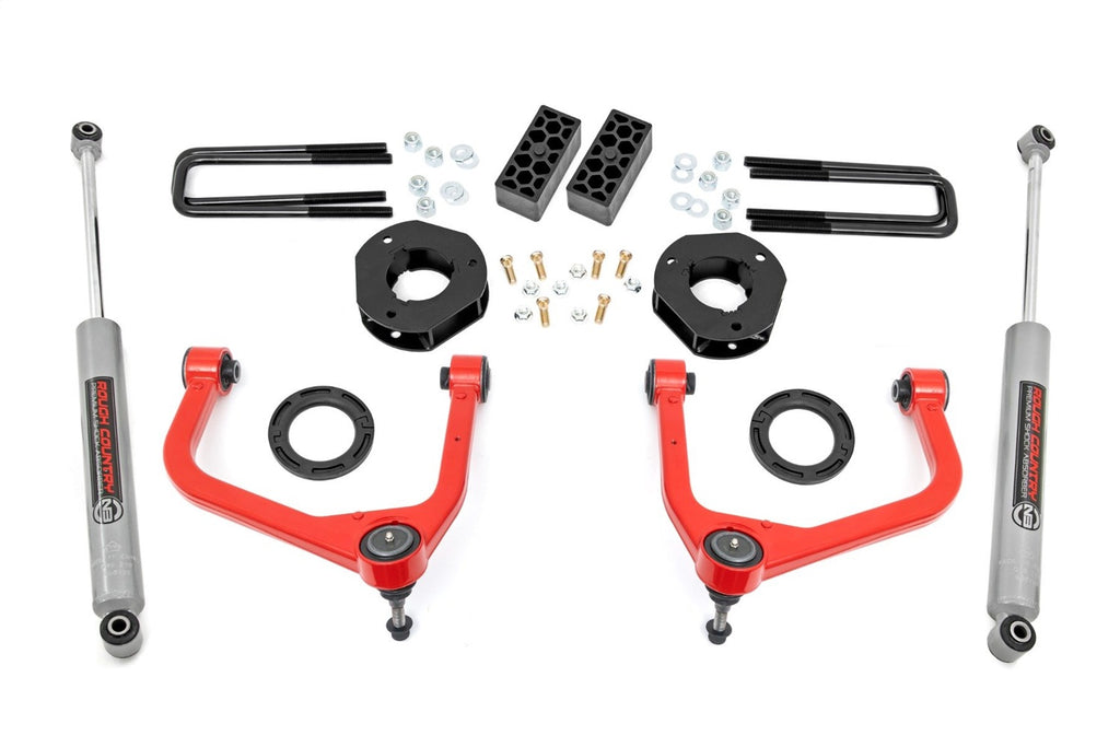 Rough Country 29531RED Suspension Lift Kit w/Shocks for Select Chevrolet Silverado