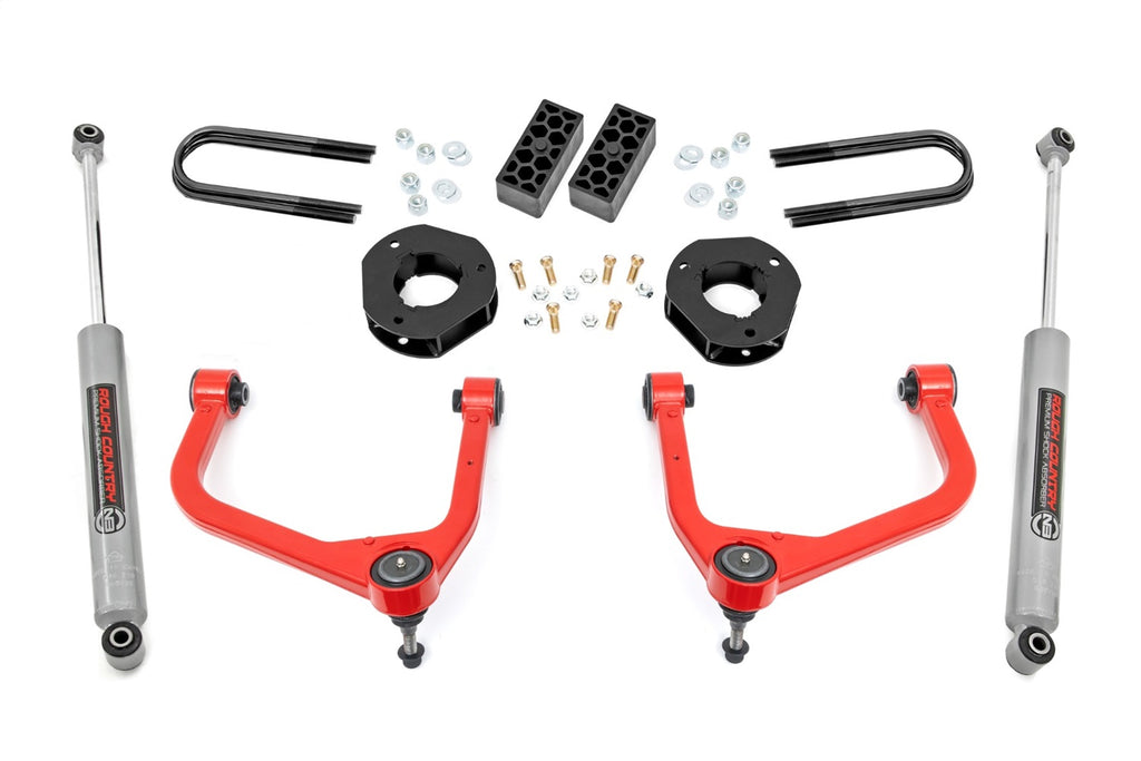 Rough Country 28230RED Suspension Lift Kit for Select Chevrolet Silverado