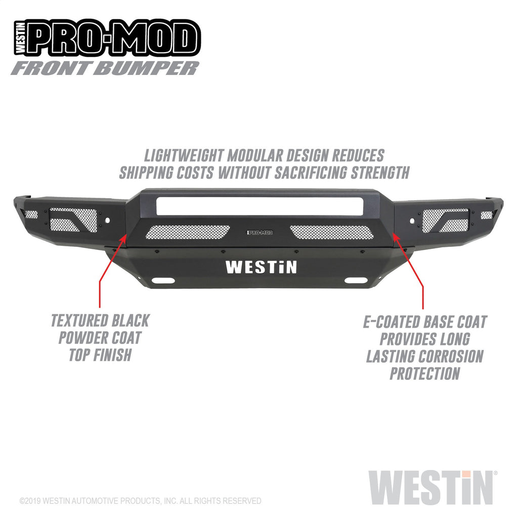 19-21-Chevrolet-Silverado-1500-Pro-Mod-Front-Bumper---Tex.-Blk