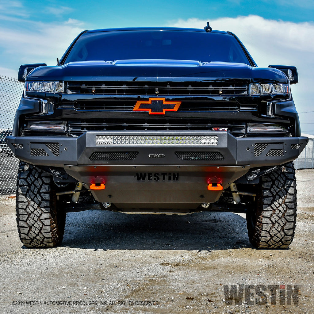 19-21-Chevrolet-Silverado-1500-Pro-Mod-Front-Bumper---Tex.-Blk