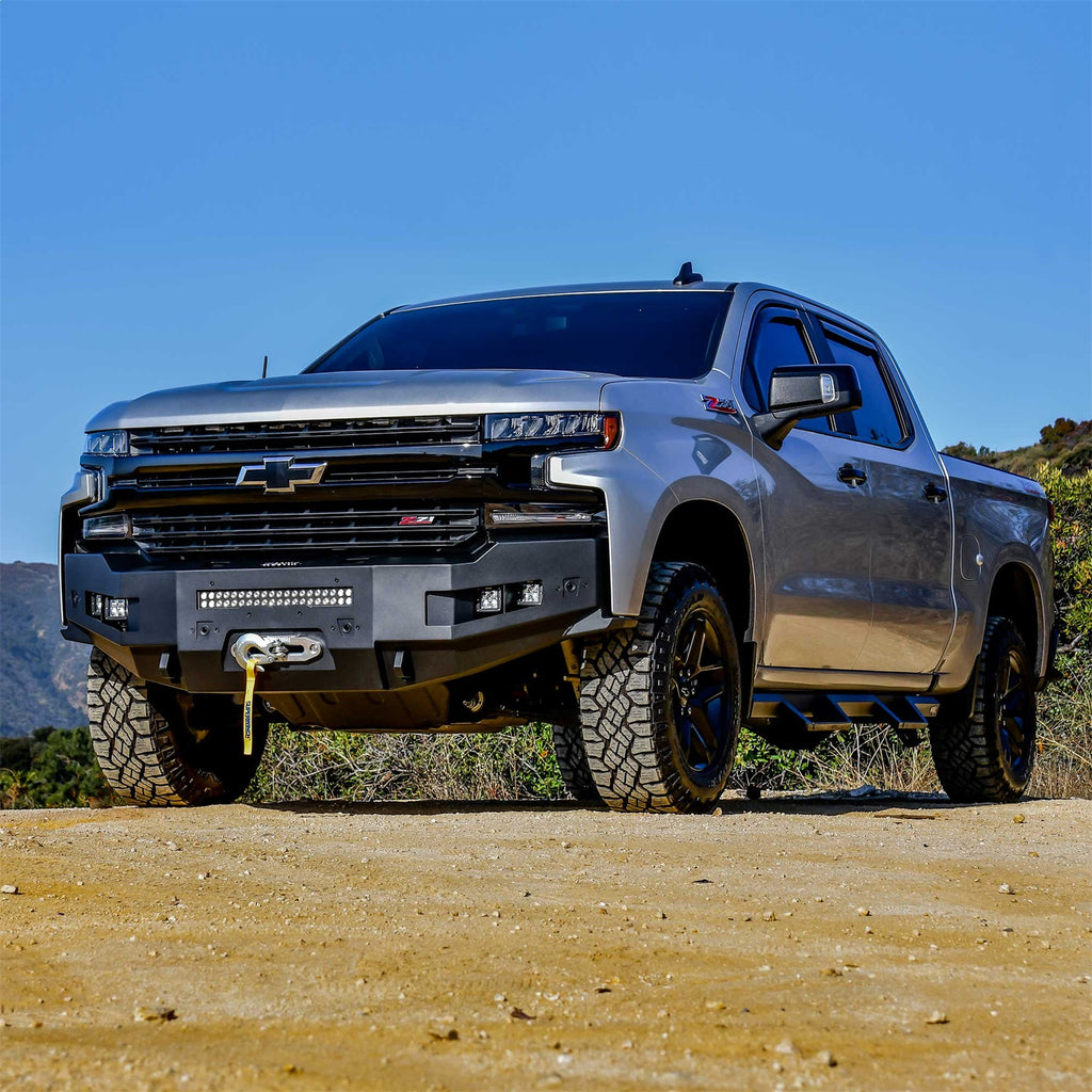 19-21-Chevrolet-Silverado-1500-(Excl.-Diesel--Ld)-Pro-Series-Front-Bumper---Textured-Black