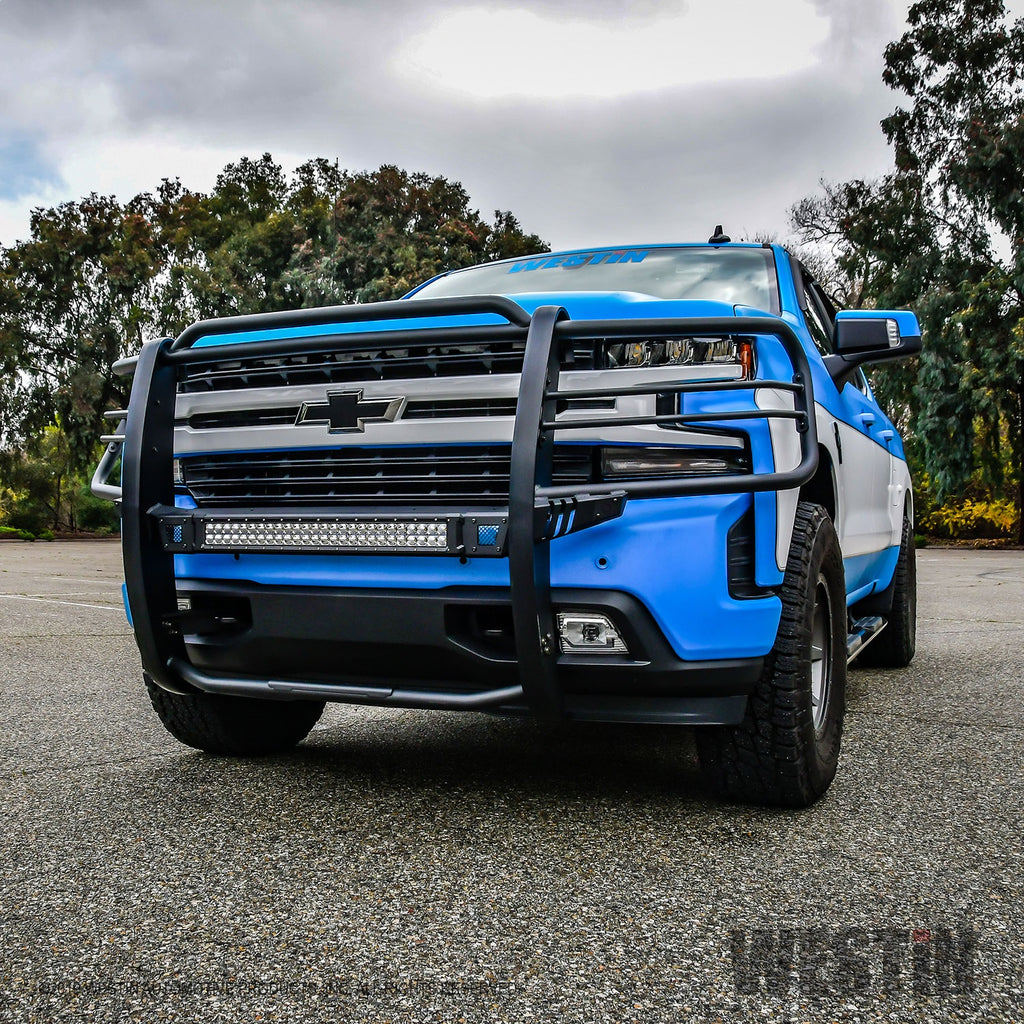 19-21-Chevy-1500-Sportsman-X-Grille-Guard---Textured-Black-(Excl.-2019-Silverado-Ld)