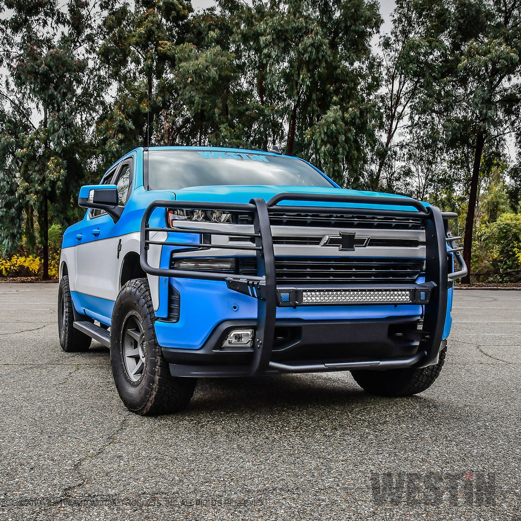 19-21-Chevy-1500-Sportsman-X-Grille-Guard---Textured-Black-(Excl.-2019-Silverado-Ld)