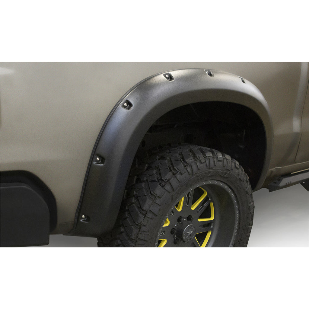 19-21-Chevy-Silverado-1500-Rx-Rivet-Style-Textured-Elite-Series-Fender-Flares-Black-(2Pc.Rear)