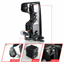 Load image into Gallery viewer, 19-21-Chevy-Silverado-Work-Truckfull-Led-Tailights-Black-Housing-Smoke-Lens-G2-(WC-Light-Bars)