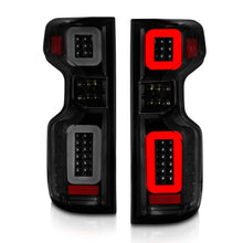 Load image into Gallery viewer, 19-21-Chevy-Silverado-Work-Truckfull-Led-Tailights-Black-Housing-Smoke-Lens-G2-(WC-Light-Bars)