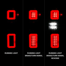 Load image into Gallery viewer, 19-21-Chevy-Silverado-Work-Truckfull-Led-Tailights-Black-Housing-Smoke-Lens-G2-(WC-Light-Bars)
