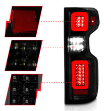 Load image into Gallery viewer, 19-21-Chevy-Silverado-Work-Truckfull-Led-Tailights-Black-Housing-Smoke-Lens-G2-(WC-Light-Bars)