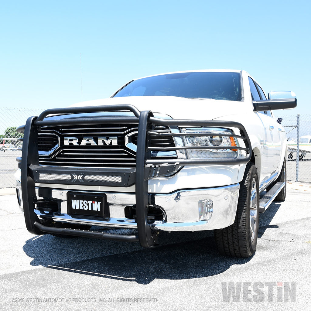 19-21-Ram-1500-Classic-(Excl-Rebel)-Sportsman-X-Grille-Guard---Textured-Black