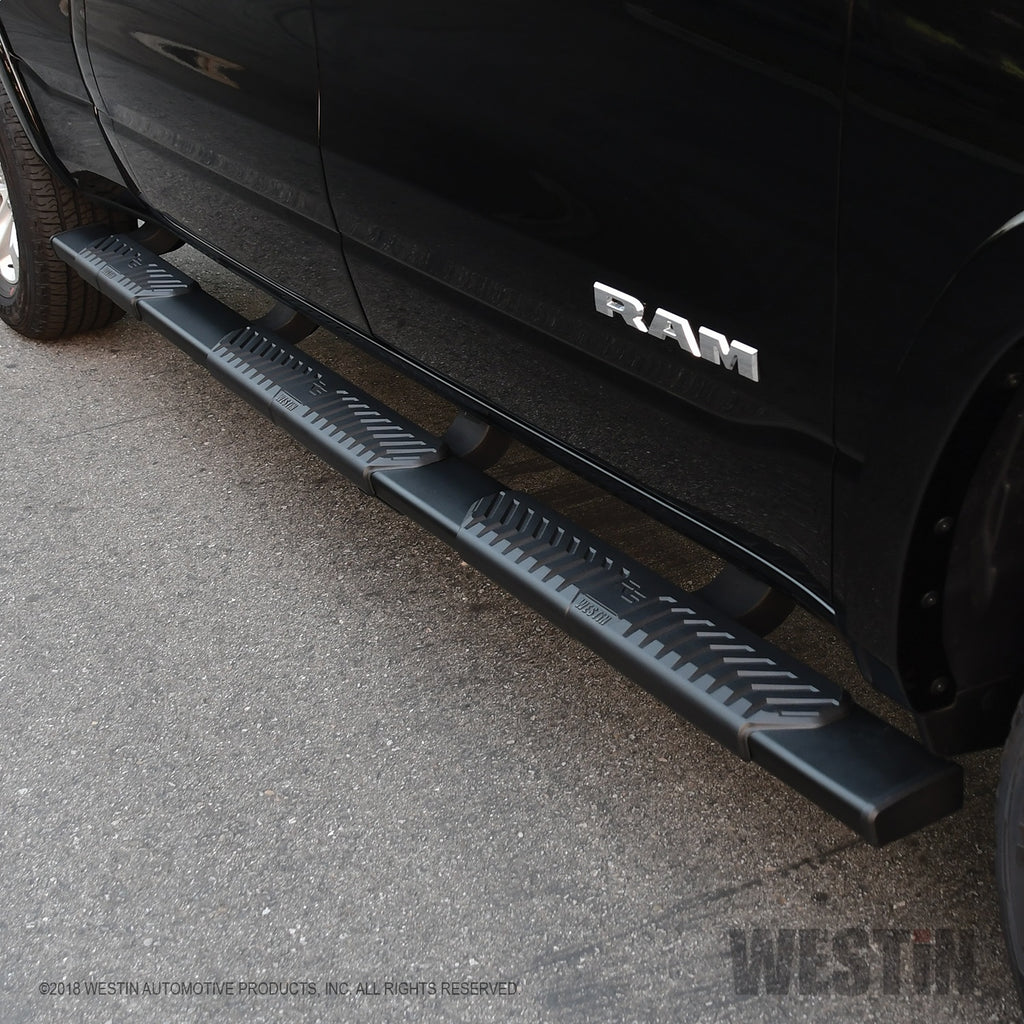 19-21-Ram-1500-Crew-Cab-R5-M-Series-Wheel-To-Wheel-Nerf-Step-Bars---Black