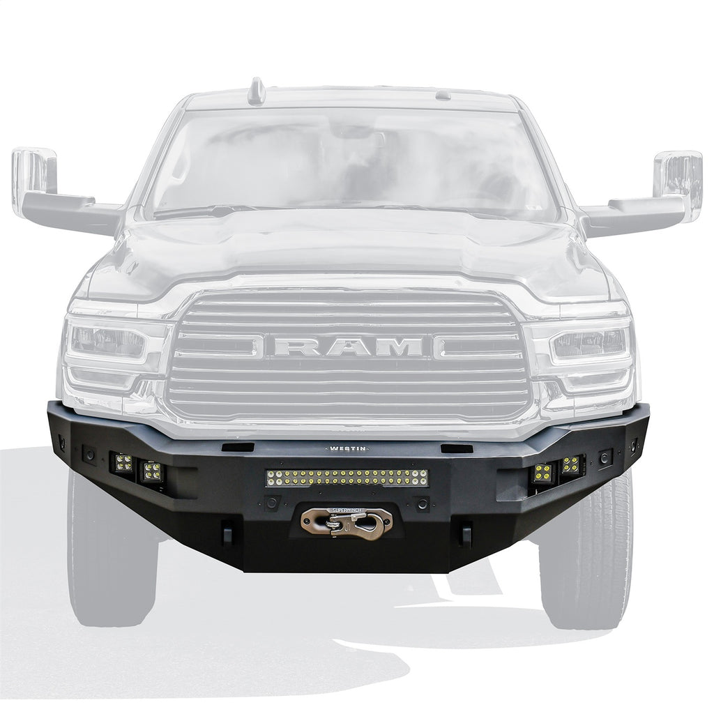 19-21-Ram-25003500-Pro-Series-Front-Bumper---Textured-Black