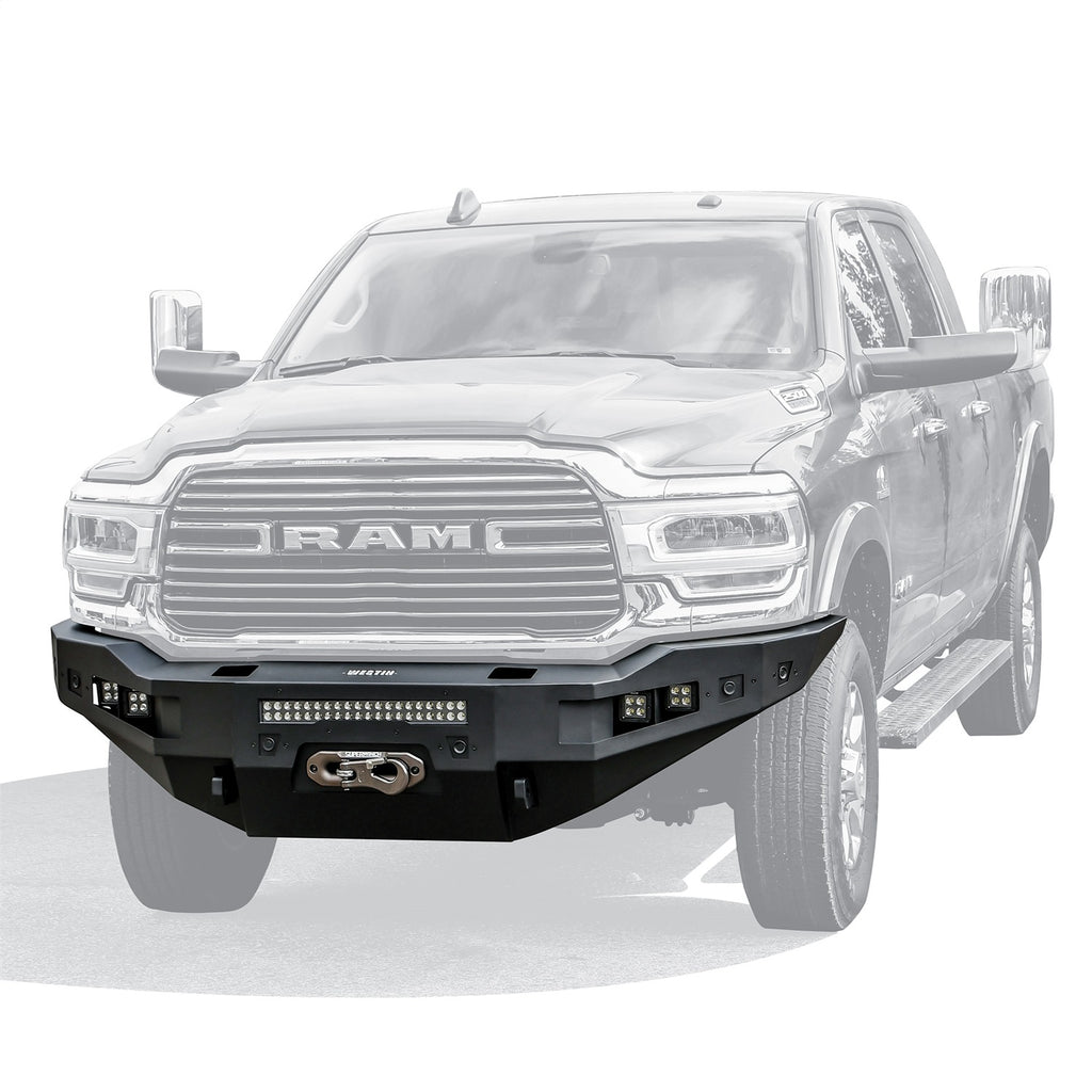 19-21-Ram-25003500-Pro-Series-Front-Bumper---Textured-Black