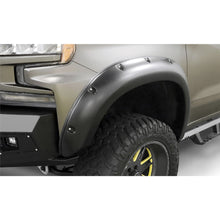 Load image into Gallery viewer, 19-22-Gm-Silverado-Rx-Rivet-Smooth-Elite-Series-Fender-Flares-WBlack-Bolts---Black-2Pc-Front