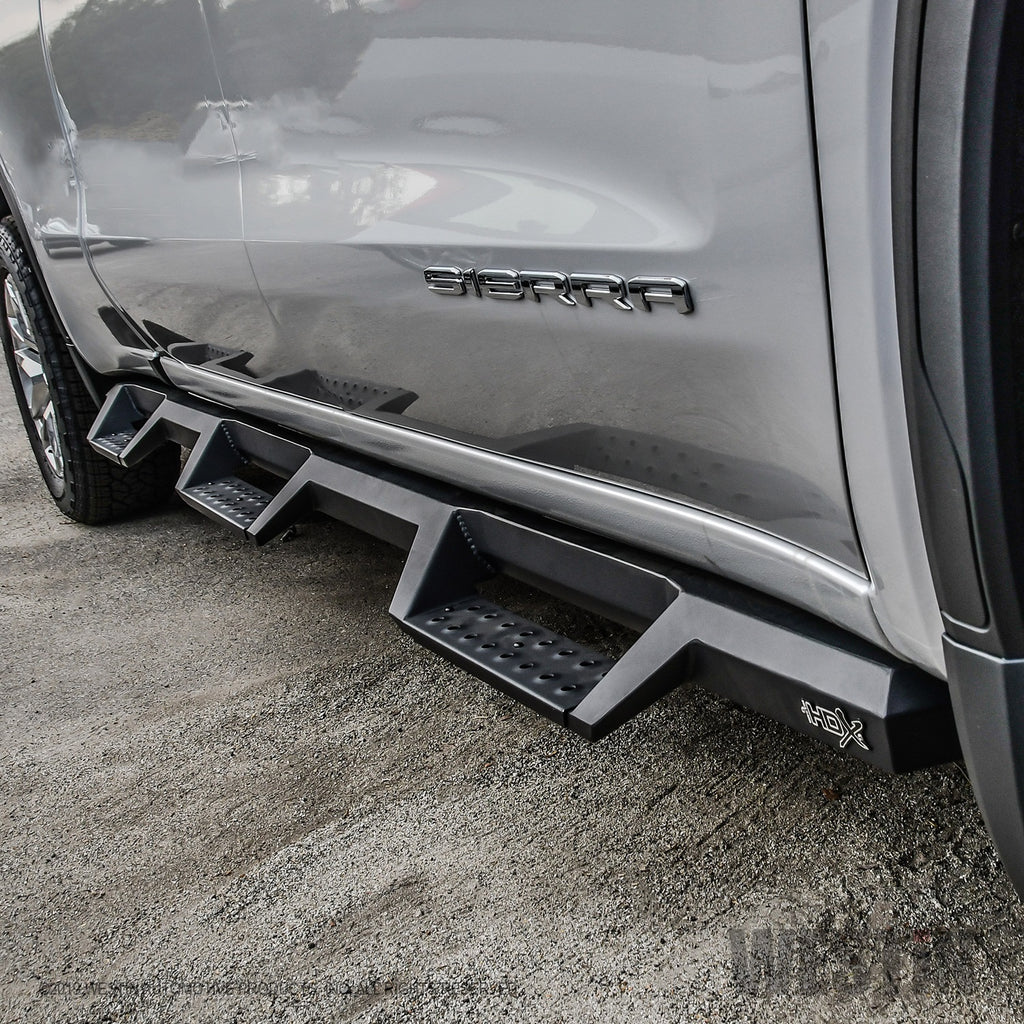 19-22-Gmc-Sierra-1500-Cc-6.5Ft-Bed-(Excl.-2019-LtdLd)-Hdx-Drop-W2w-Nerf-Step-Bars---Tex.-Blk