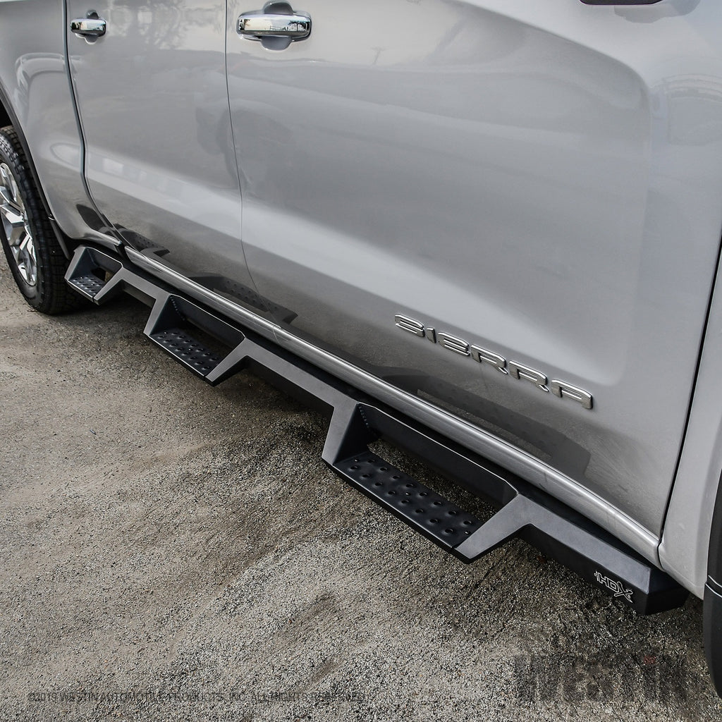 19-22-Gmc-Sierra-1500-Cc-6.5Ft-Bed-(Excl.-2019-LtdLd)-Hdx-Drop-W2w-Nerf-Step-Bars---Tex.-Blk