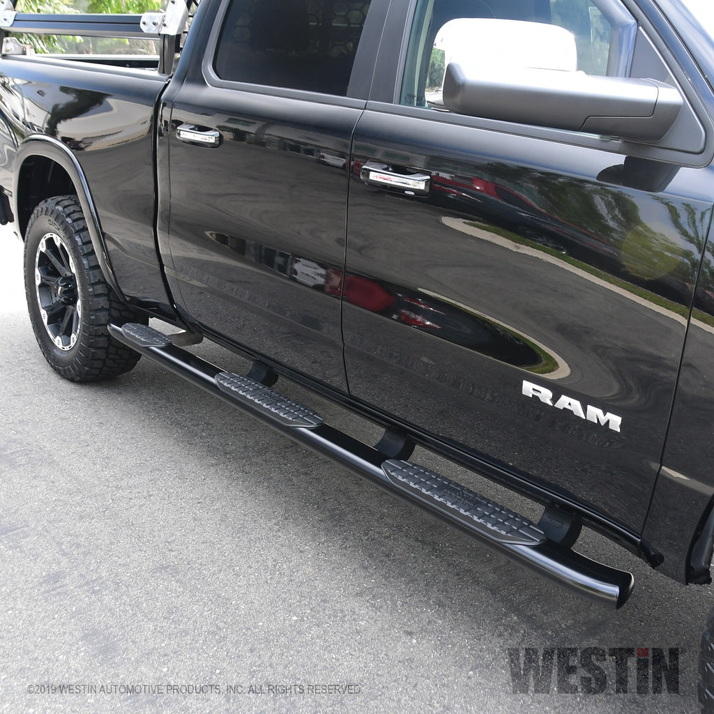 19-22-Ram-1500-Cc-5Ft7in.-Bed-(Excl.-Classic)-Pro-Traxx-5-W2w-Oval-Nerf-Step-Bars---Black